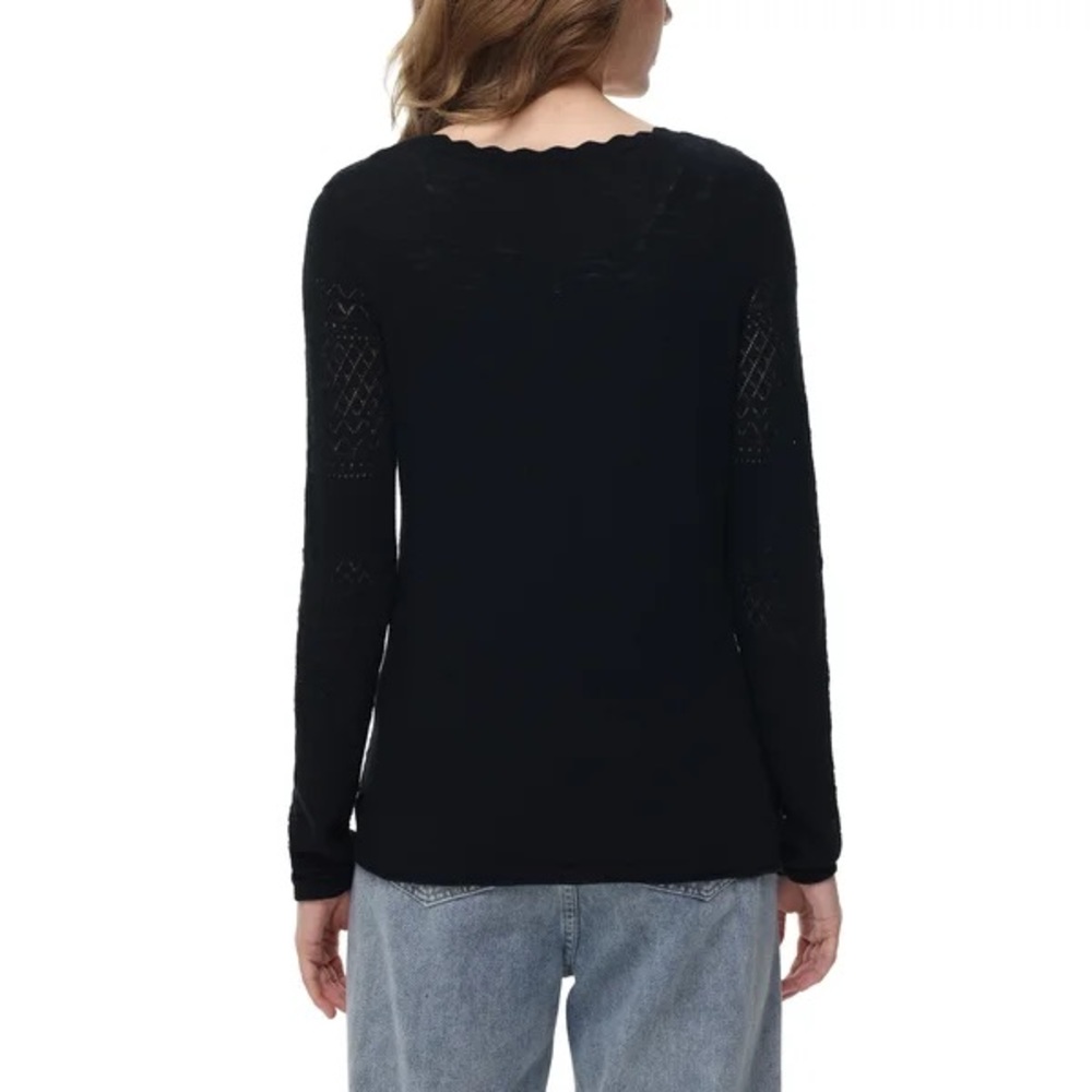 Frye Women's Pointelle button front Cardigan nwt - Picture 4 of 7